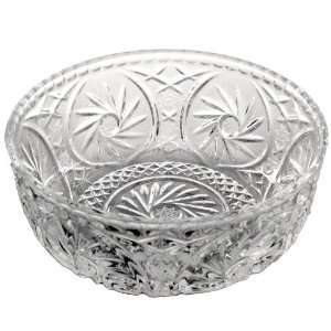  Pinwheel Crystal Bowl 8.75 Inches