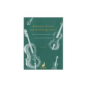  Baroque Pieces for String Quartet Softcover: Unknown 