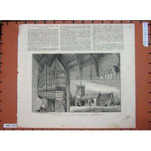  1880 Church St Mary Magdalene Sandringham Organ Wales 