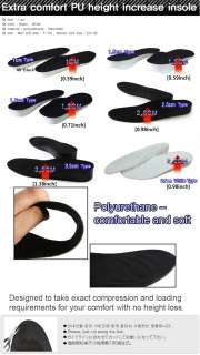NEW Extra Comfort PU Height Increase Shoe Insoles i pu  