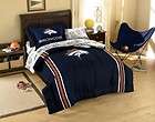 denver broncos nfl licensed twin comforter 5 piece bed set