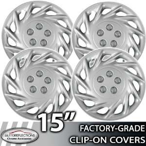    15 Universal Snap On Chrome Wheel Hubcap Covers: Automotive