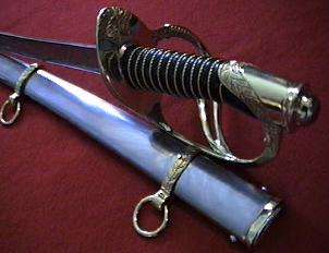 1860 US CAVALRY OFFICER SWORD & SCABBARD NICE WOW L@@K!  
