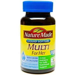  Nature Made  Multi For Her, 60 Softgels Health & Personal 