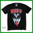 KISS Gene Simmons Hard Rock T Shirt s77 Black Size S