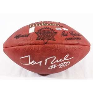  Jerry Rice Autographed SB XXIX Football   Rice Holo 