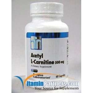 acetyl lcarnitine 500mg 60 capsules by douglas laboratories