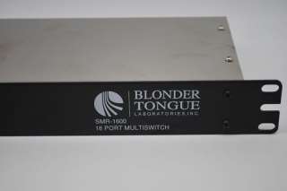 BLONDER TONGUE 2X16 RACK MOUNTED MULTISWITCH SMR 1600  