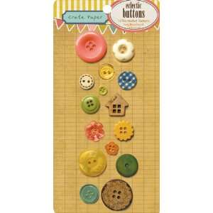  Crate Paper   Neighborhood Collection   Eclectic Buttons 