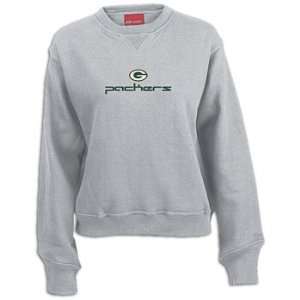  Packers Reebok Womens Embroidered Fleece Crew Sports 