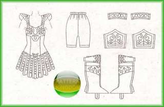 RARE!! XENA Warrior Princess Costume Patterns XS XL  