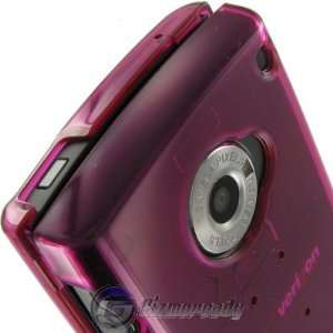 Snap On Hard Phone CoverSamsung SCH i760 Verizon Transparent Hot Pink 