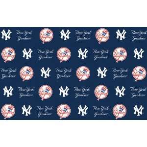  2 packages of MLB Gift Wrap   Yankees