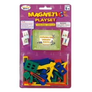  Learning Mates Magnetic Playset   Building Toys & Games