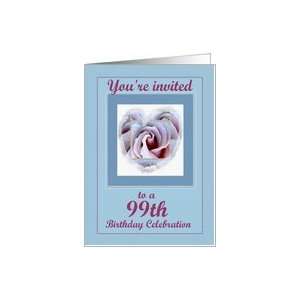  99th Birthday Party with Rose Heart Card Toys & Games