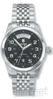 Victorinox Swiss Army 24148 Ambassador Automatic Black Dial Watch NEW 
