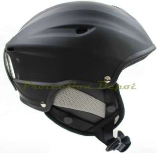 New Ski Snowboard Helmet Winter Sports Matte Black CE  