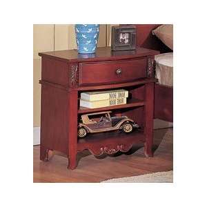  All new item Cherry finish wood nightstand end table 