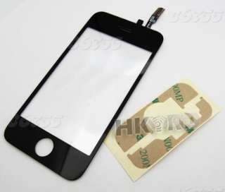 Black Touch Digitizer+Adhesive for iPhone 3GS