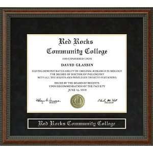  Red Rocks Community College (RRCC) Diploma Frame Sports 