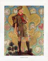 Norman Rockwell Boy Scout Print TOMORROWS LEADER 1959  