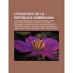  de la República Dominicana Críticos literarios de la República 