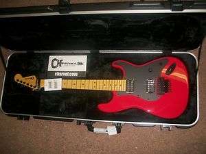 Charvel SoCal Style 6 String Electric Guitar Candy Red w/ Case   New 