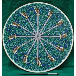  Celtic Swords Meditation Plate 