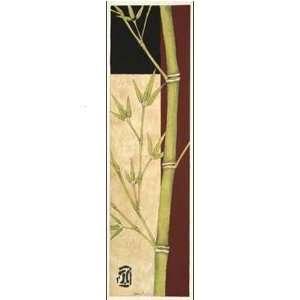  Meditative Bamboo Panel II Poster Print