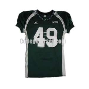   No. 49 Game Used Tulane Russell Football Jersey