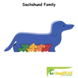   Colorific Earth Dachhshund Family Puzzle (#10131) Toys & Games