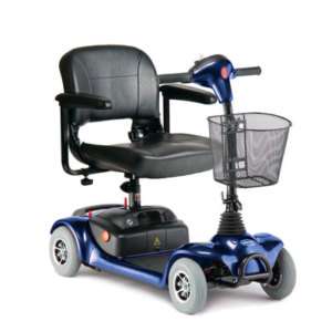 Invacare Lynx 4 Wheel Scooter Power Mobility Cart Blue  