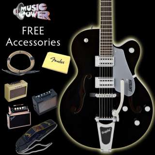 Gretsch G5120 Electromatic Black Hollow Body Electric Guitar & Free 