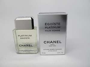 Chanel PLATINUM EGOISTE After Shave Splash 2.5 oz NIB  