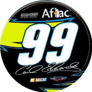  NASCAR CARL EDWARDS OFFICIAL LOGO 3 DOMED DECAL: Sports 