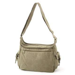 VANCL Unisex bag Independence Canvas Messenger Bag True Khaki#65739 