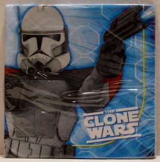 Star Clone Wars Party Set Stickers 32 Plates Napkins 16 Cups Bags 