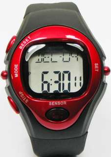 New Calorie Counter Pulse Heart Rate Monitor Watch Red  