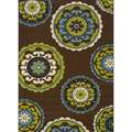 Catalina Brown/ Green Outdoor Area Rug (310 x 56) Today 