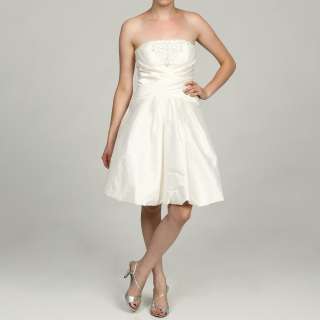 Eliza J Womens Criss cross Embellished Waist Dress  Overstock