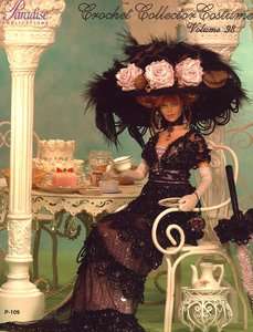 1912 Edwardian Tea Gown Paradise 98 Paradise NEW Barbie Doll Crochet 