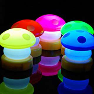 New LED Mushroom Press Down Touch Lamp Night Light Gift  