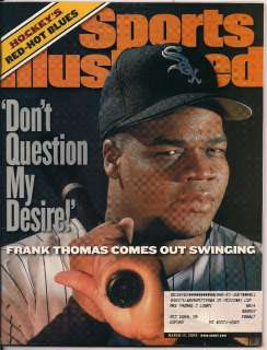 Sports Illustrated Frank Thomas Chicago White Sox 3/13/2000  