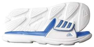 NEW WOMEN ADIDAS WHIRLTECK SLIDE WHITE / AERBLUE / VAPINK COLOR 