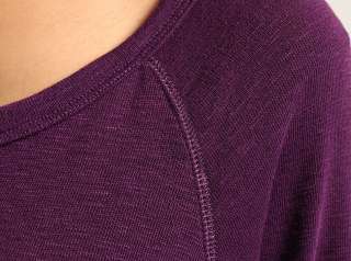 MOGAN Casual Raglan Long Sleeve SWEAT TOP COZY Slub Knit Pullover T 