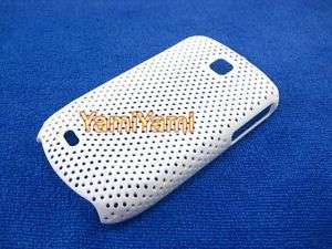 Plastic Hole Skin Protector Case Samsung Galaxy Mini s5570 White 