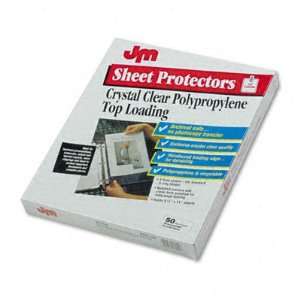   poly sheet protectors w/reinforced edge, heavy gauge, 50/bx: Office