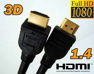 Premium 6FT HDMI 1.4 Cable for Philips HD TV 3D 1080p  