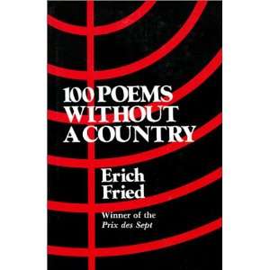  100 Poems Without a Country (German Poetry) (9780873760355 