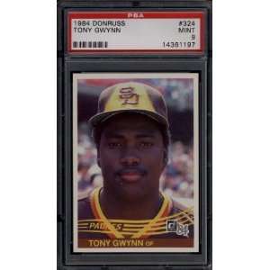    1984 Donruss #324 Tony Gwynn Padres PSA 9 MINT Sports Collectibles